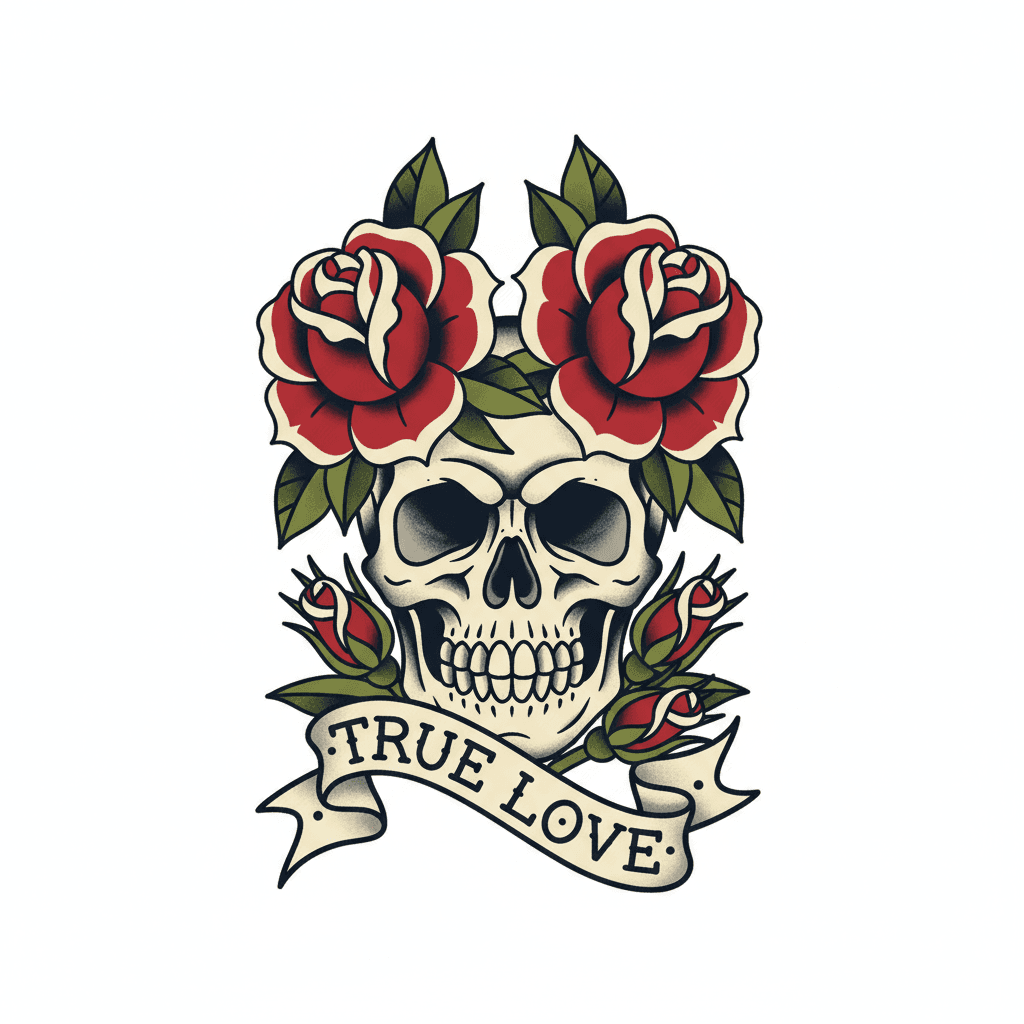 American Traditional tattoo flash design 81