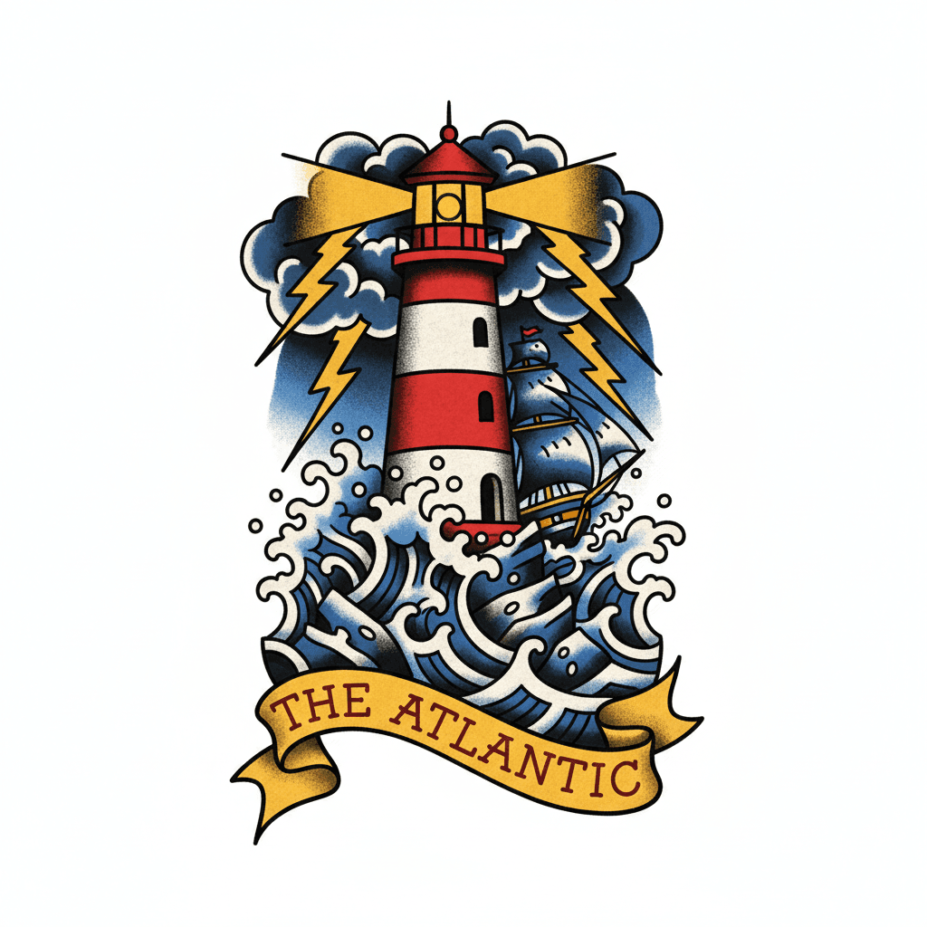 American Traditional tattoo flash design 94