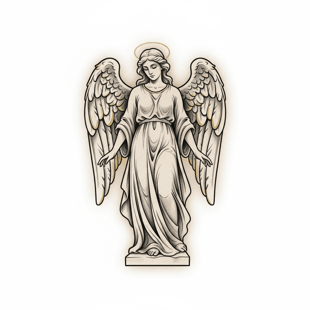 Black & Grey tattoo flash design 13