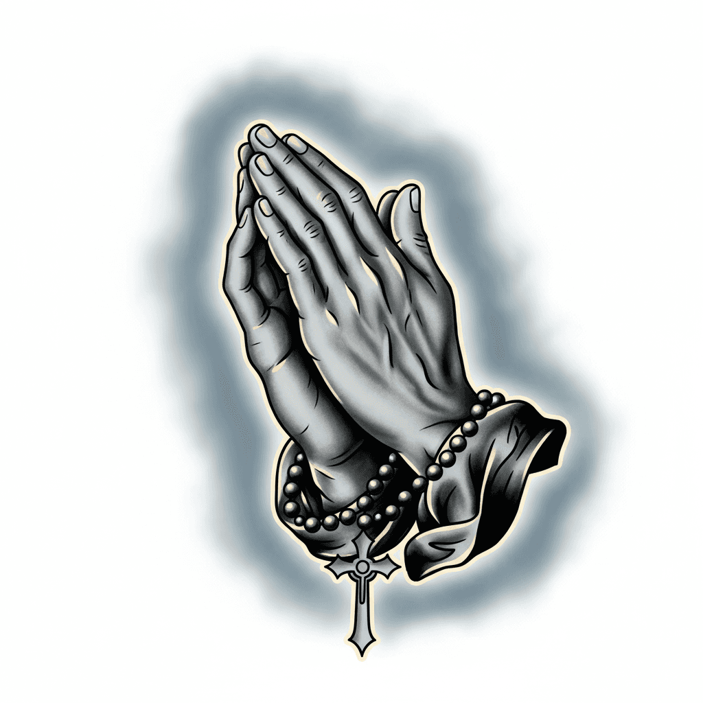 Black & Grey tattoo flash design 63