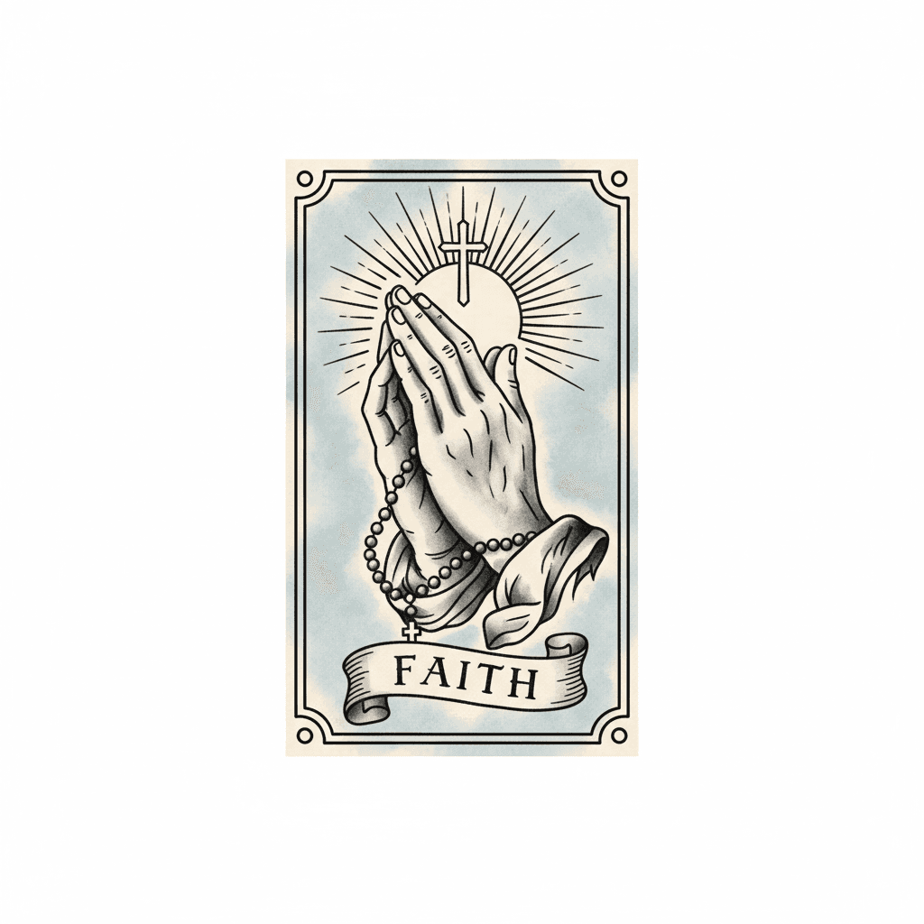 Black & Grey tattoo flash design 66