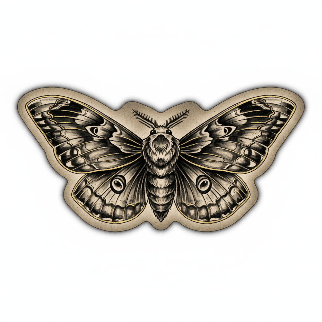 Black & Grey tattoo flash design 82