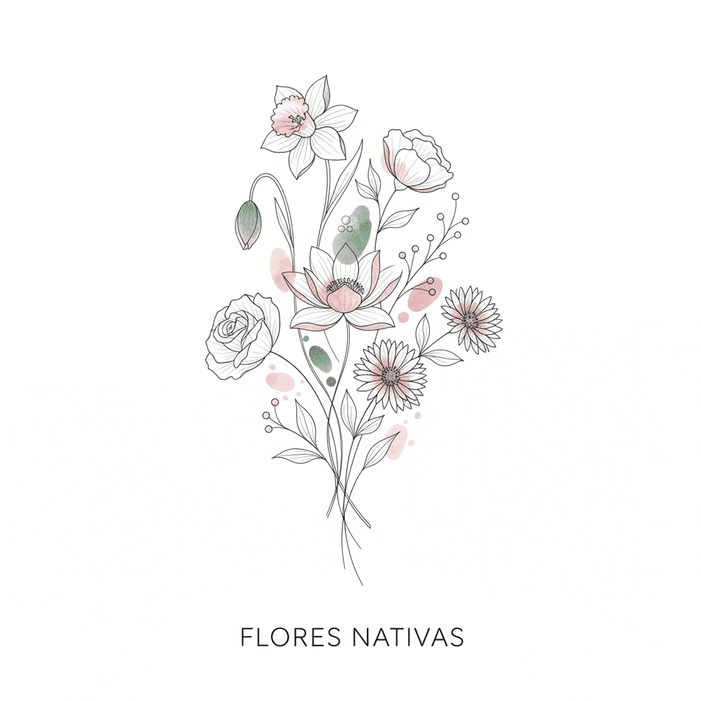 Fine Line tattoo flash design 21