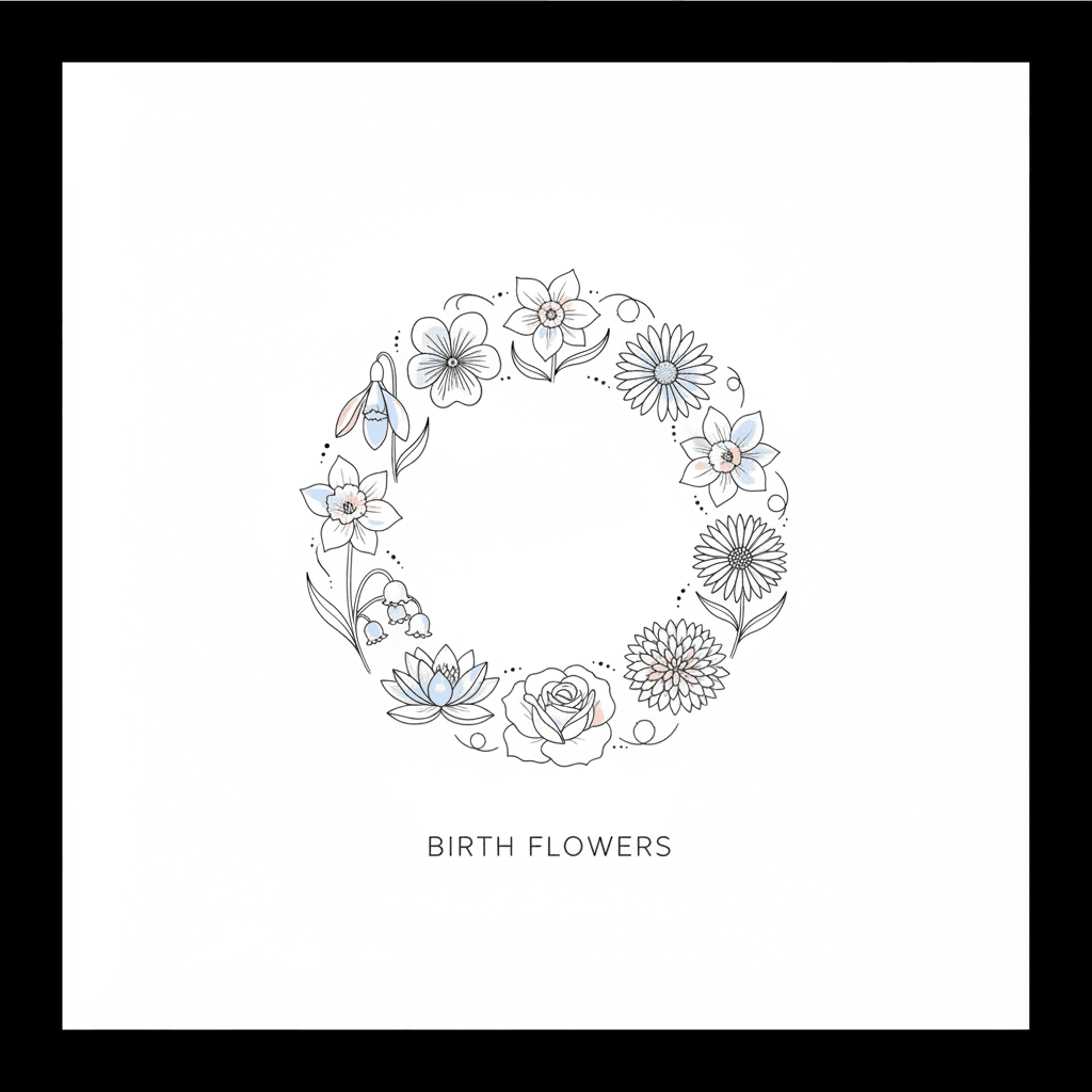 Fine Line tattoo flash design 29