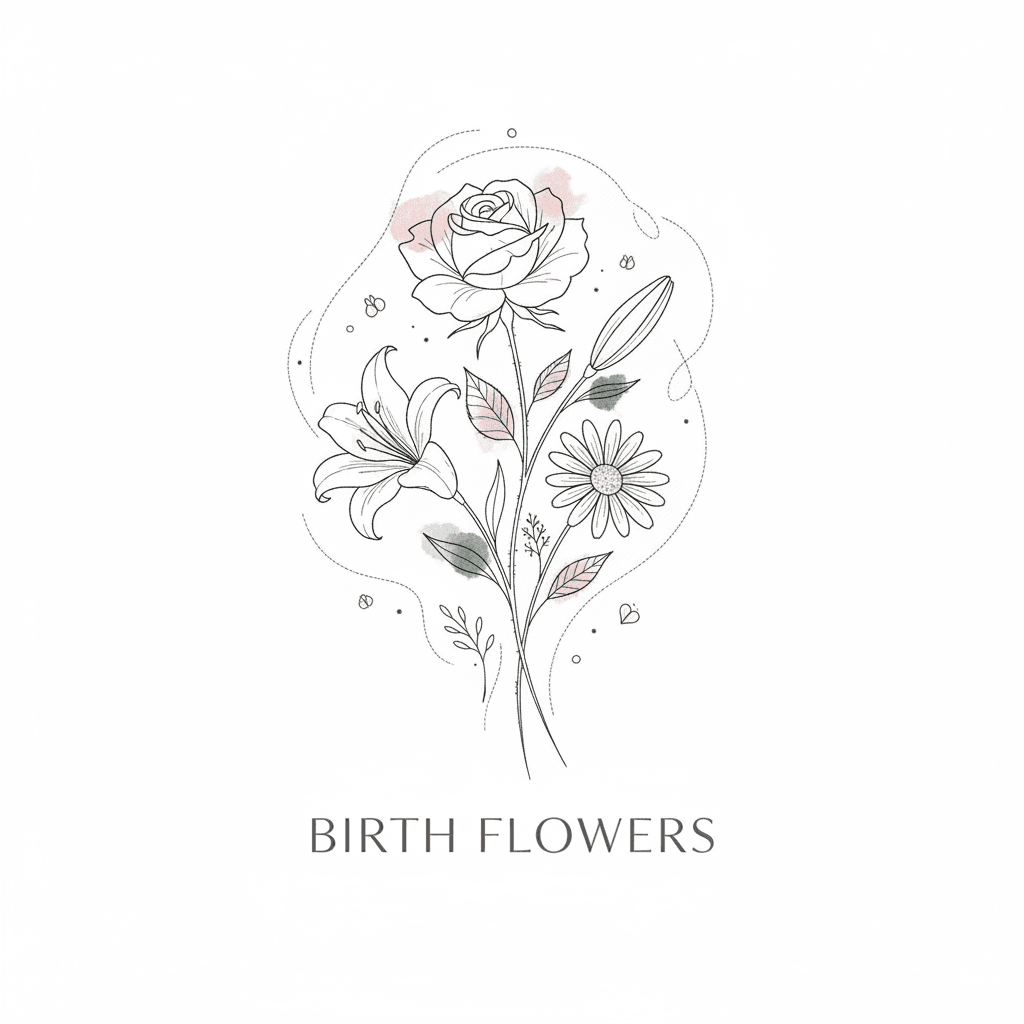 Fine Line tattoo flash design 30