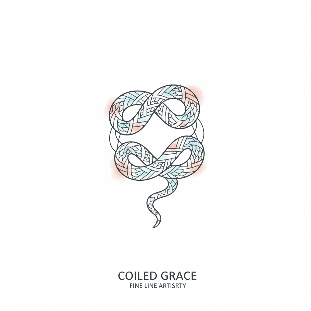 Fine Line tattoo flash design 59