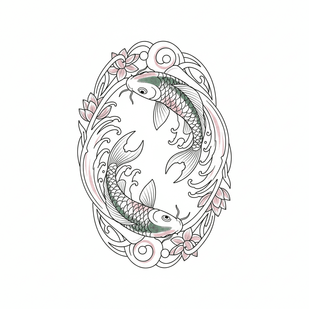 Fine Line tattoo flash design 84