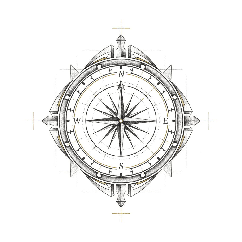 Geometric & Dotwork tattoo flash design 41