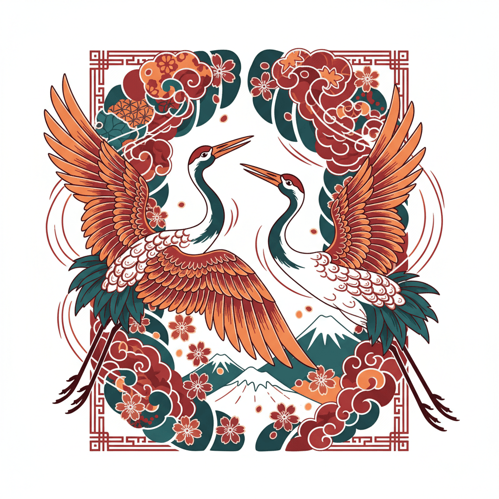 Japanese Irezumi tattoo flash design 72