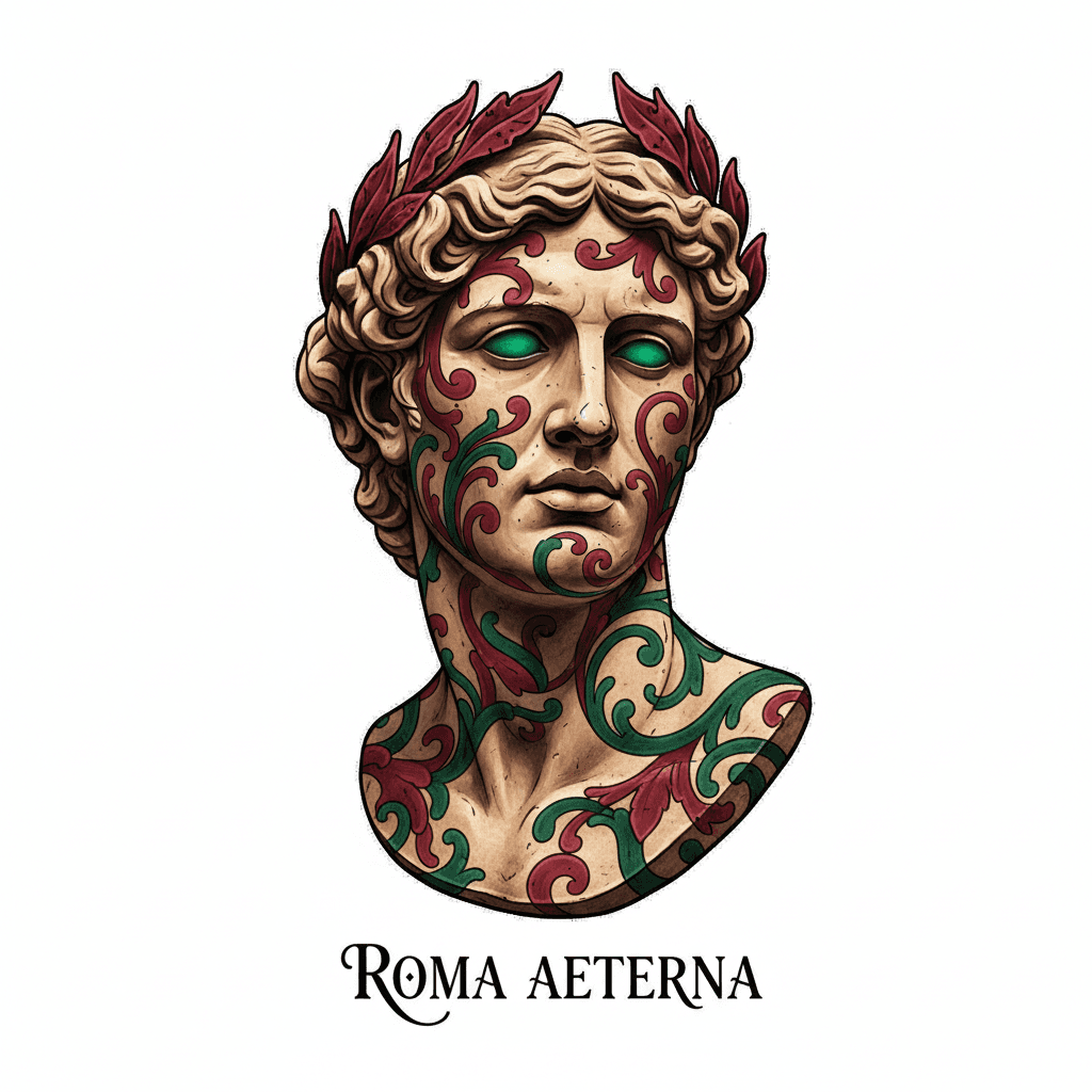 Realism tattoo flash design 114