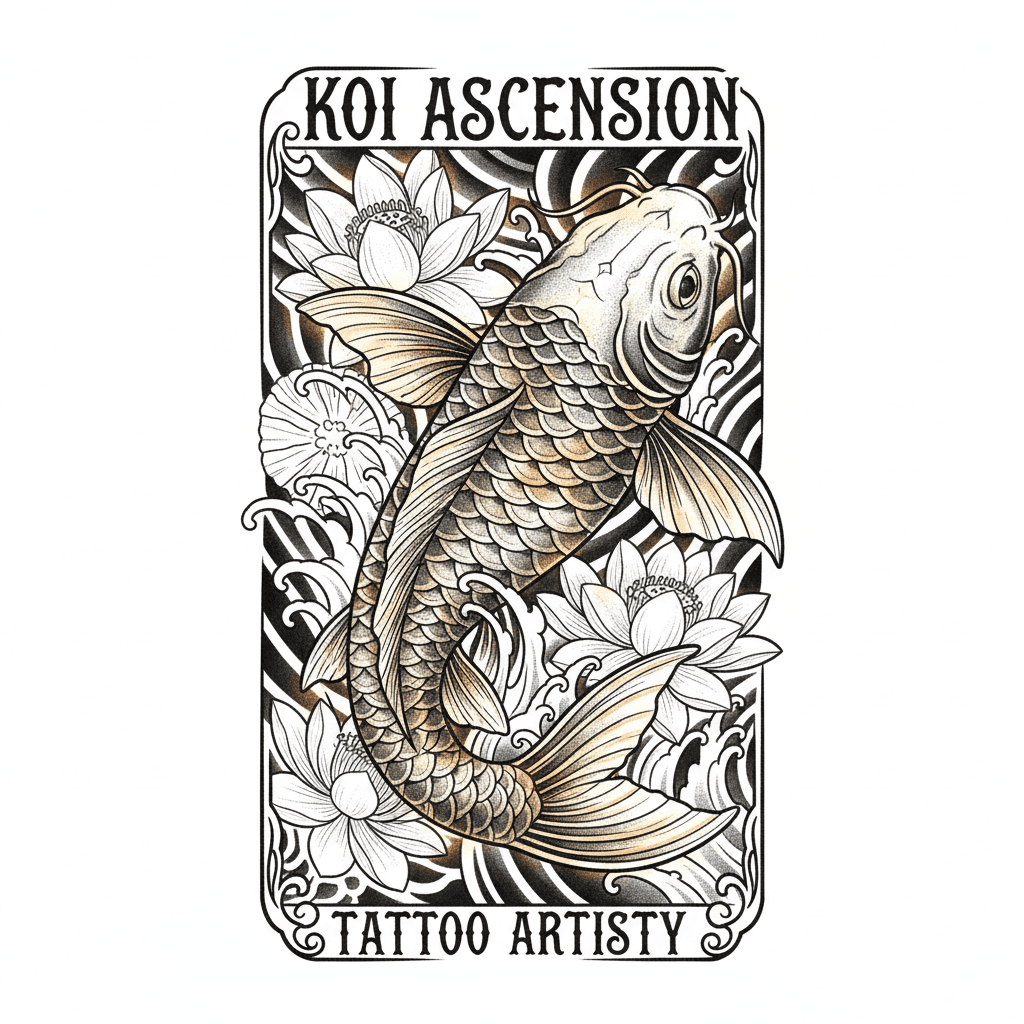 Realism tattoo flash design 127
