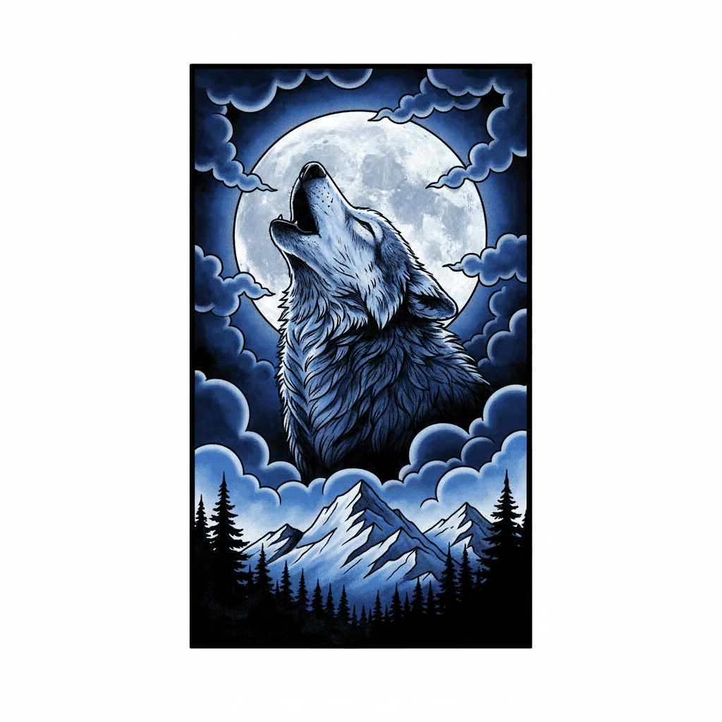 Realism tattoo flash design 35