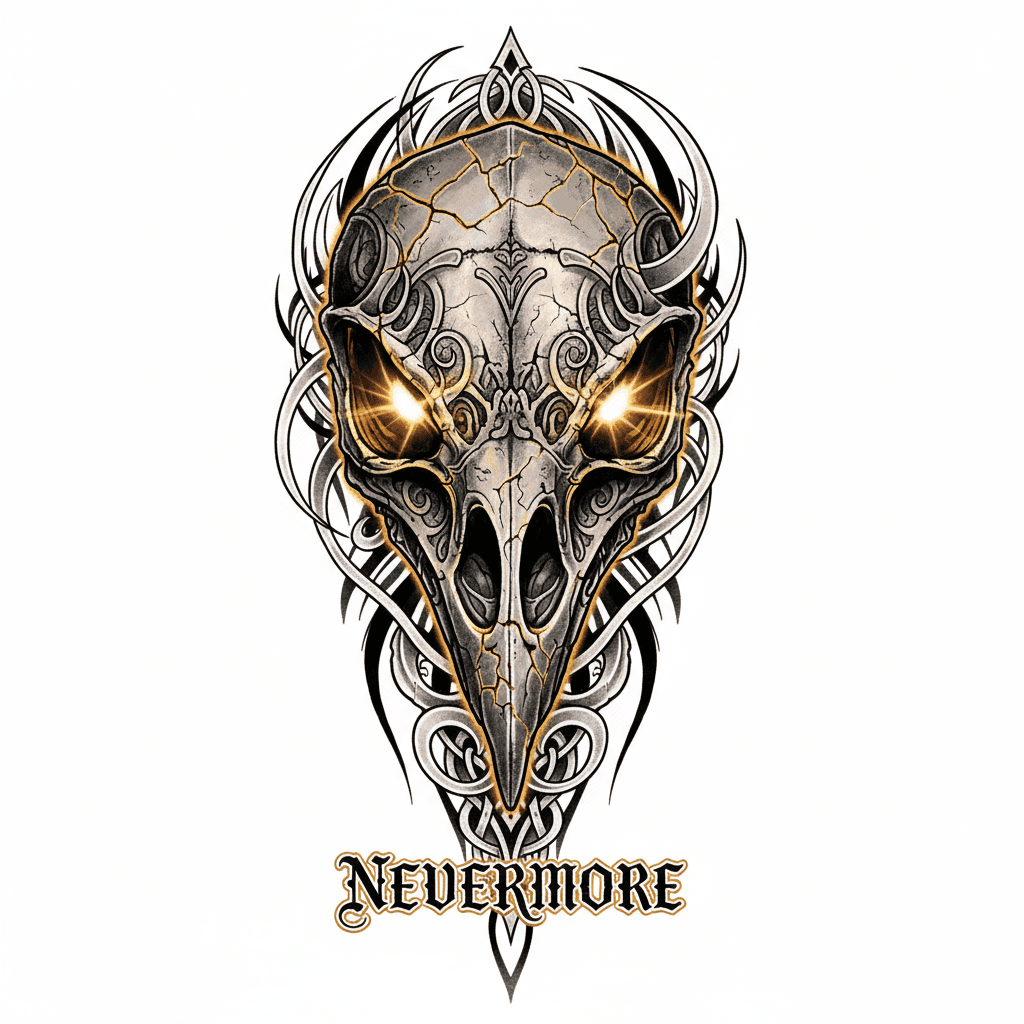 Realism tattoo flash design 49