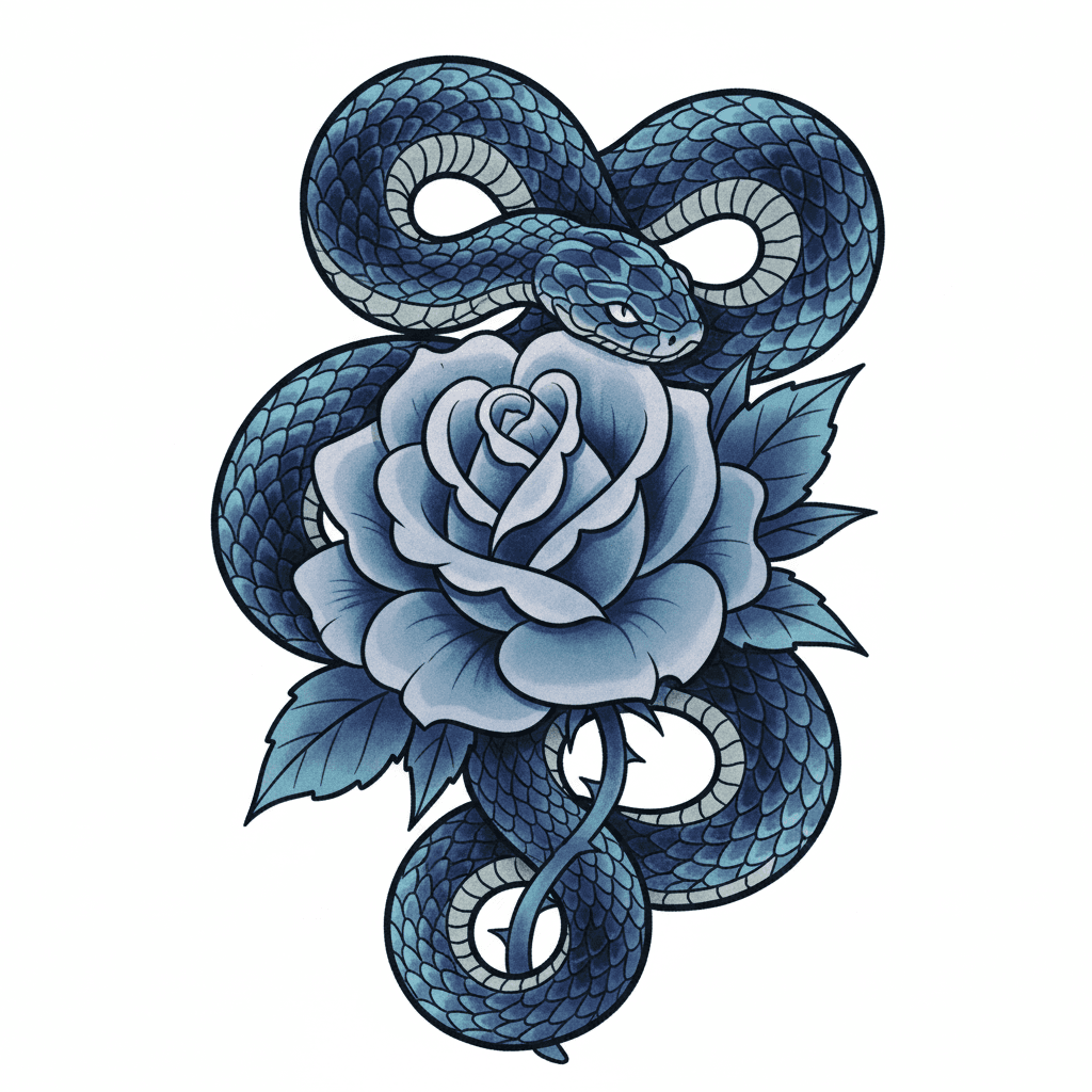 Realism tattoo flash design 62