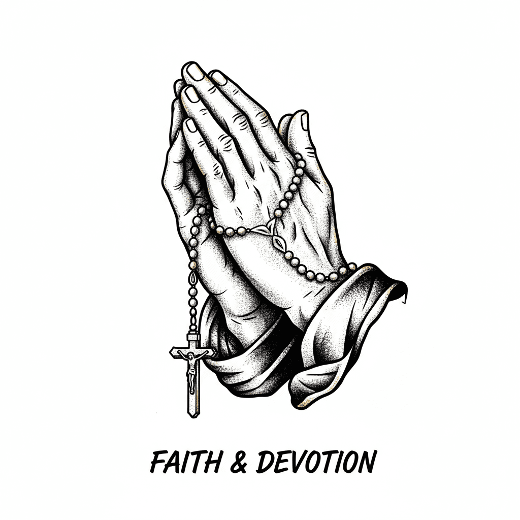 Realism tattoo flash design 82