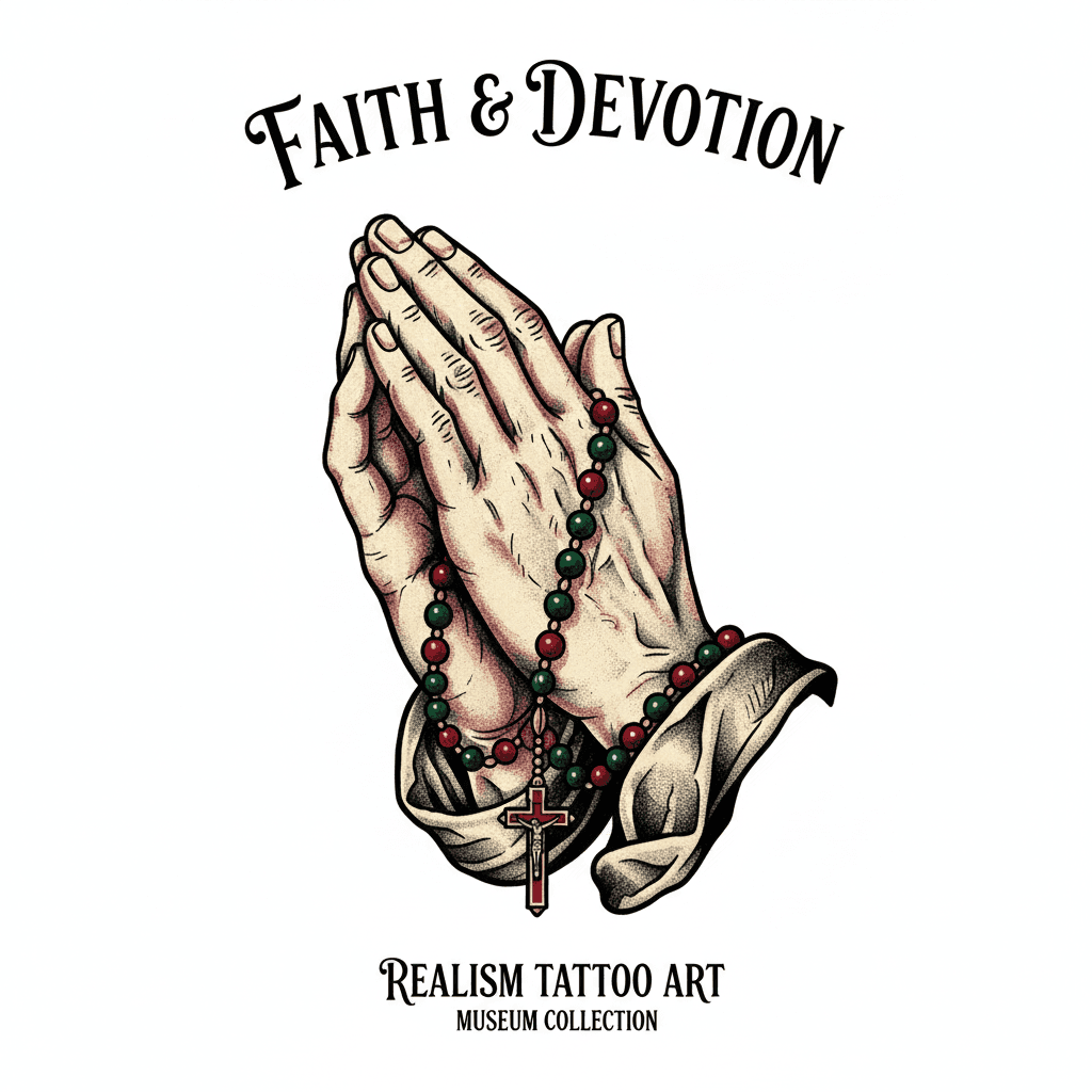 Realism tattoo flash design 84