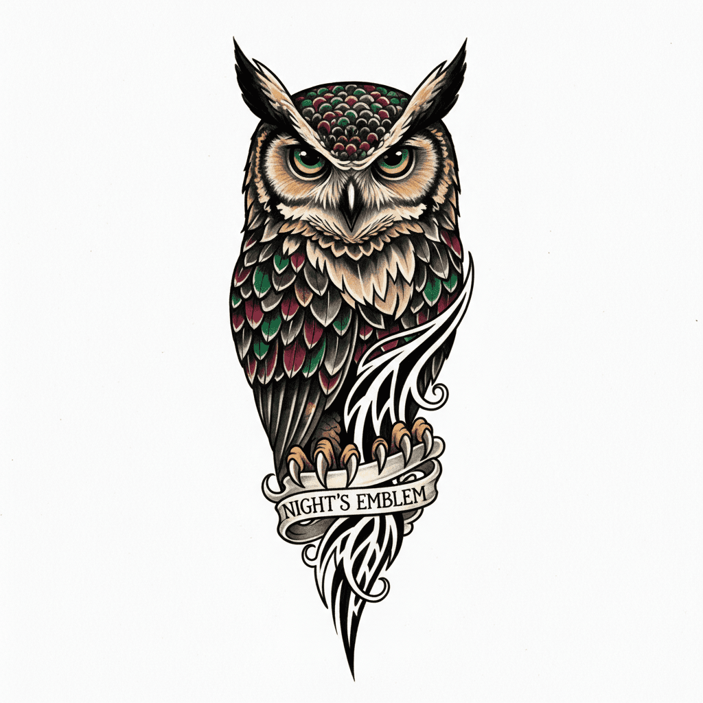 Realism tattoo flash design 96